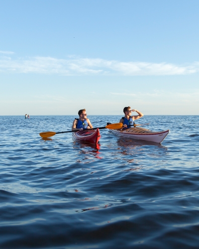 Canoe Cove, kayaking in ocean