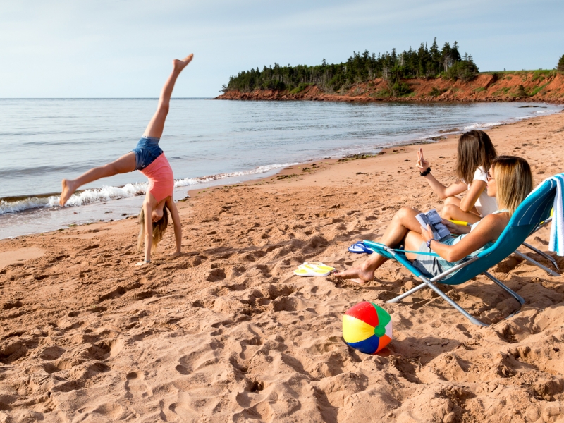 Sheep Pond Beach, Playing On the Beach