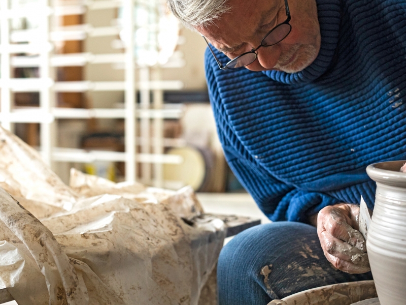 The Dunes Studio Gallery, potter, pottery