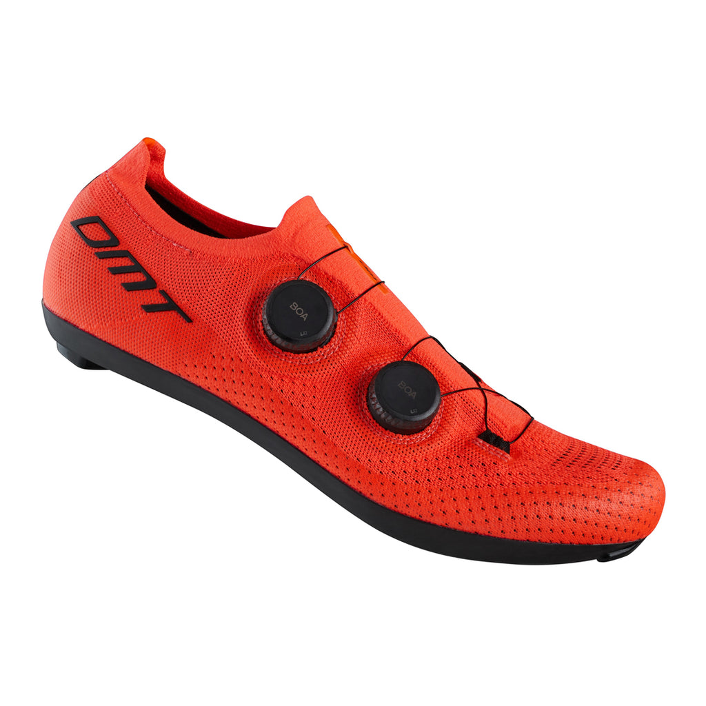 DMT KR0 Orange Road Bike 3D Knit Cycling Shoe