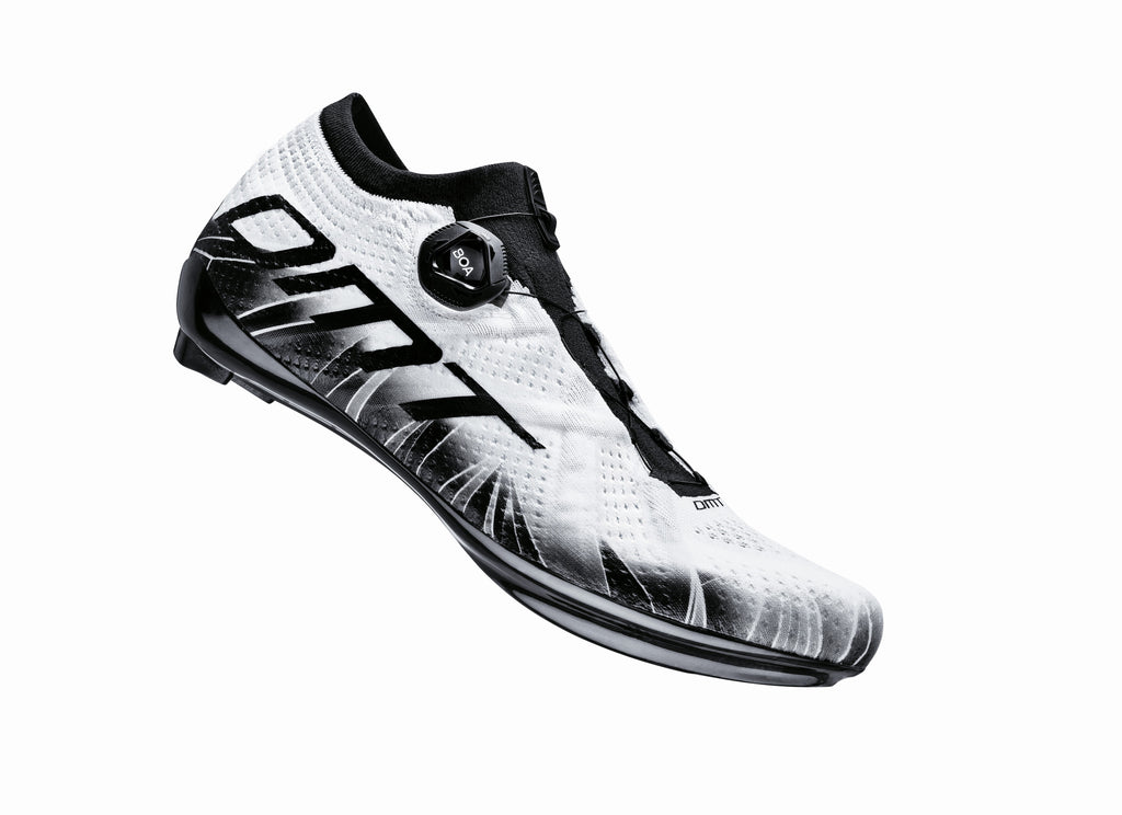 DMT KR1 White Road Bike 3D Knit Cycling Shoe