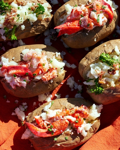 Stuffed Baked PEI Potatoes