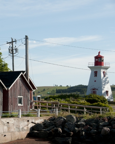 fishing cabins at Victoria by the Sea