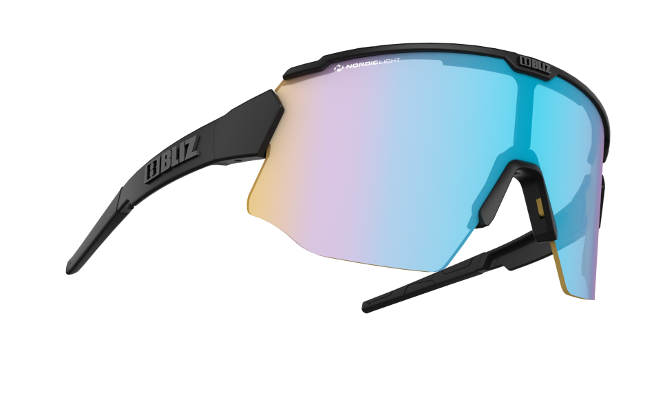 Breeze Nano Nordic Light sunglasses for bike riding with Black frame