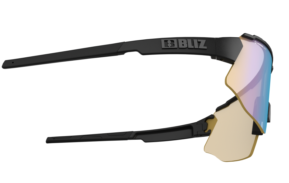 Breeze Nano Nordic Light sunglasses for bike riding with Black frame
